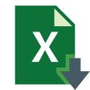Export Excel icon in Color style
